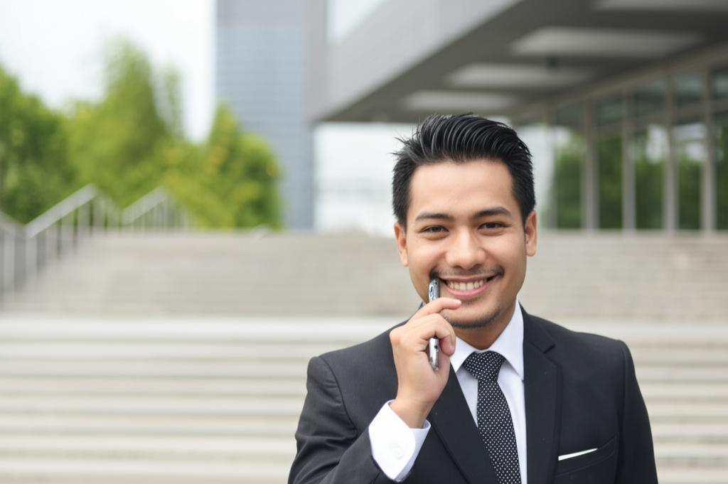 AI prompt: realistic photo of a confident and energetic malay businessman closing a deal, smiling, daytime
