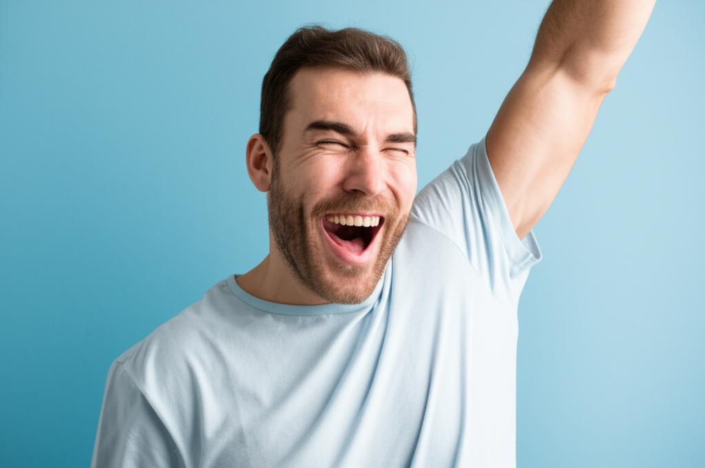 man regaining confidence and vitality