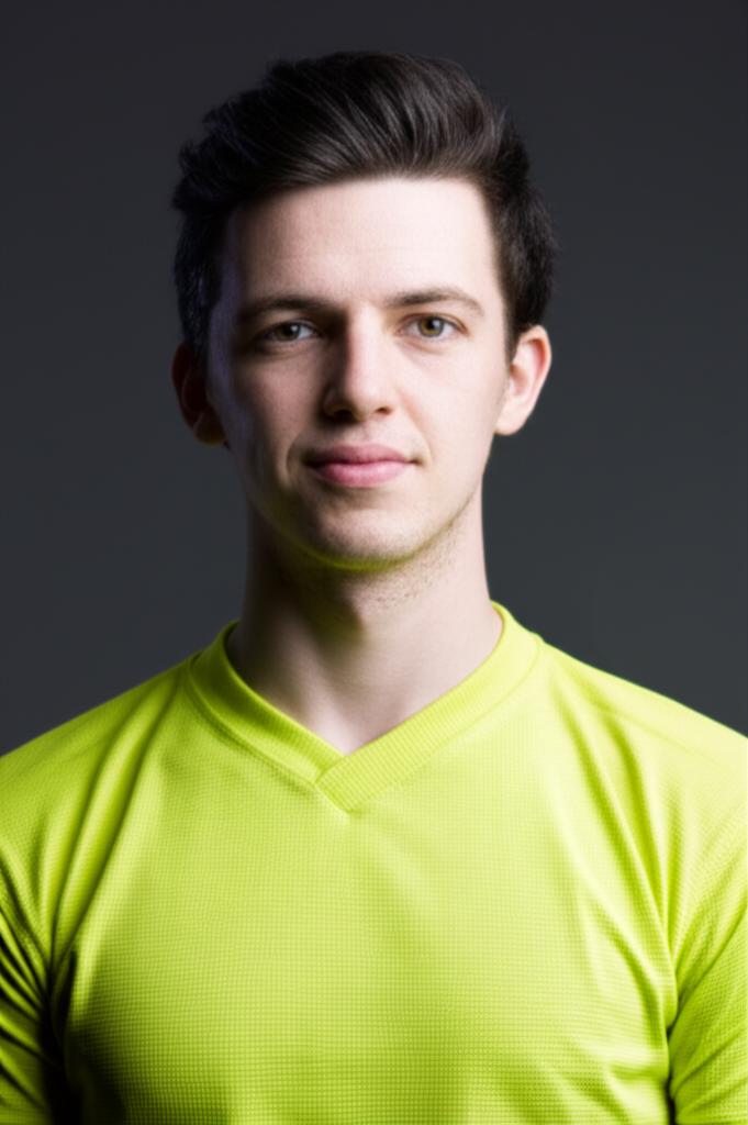 man looking confident and energetic